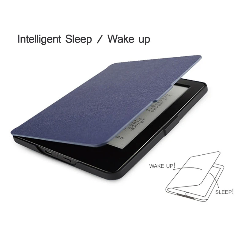 Сна авто функция Ultra Slim PU кожа планшет чехол для Amazon Kindle Paperwhite 1 2 3 6 дюймов оболочка откидная крышка случаях