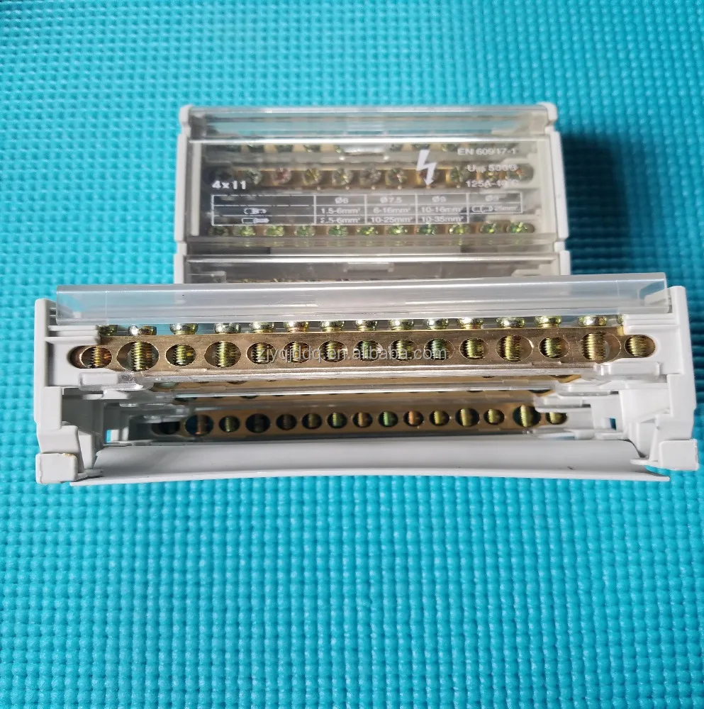 CROP 211 screw type terminal block junction box With Din Rail