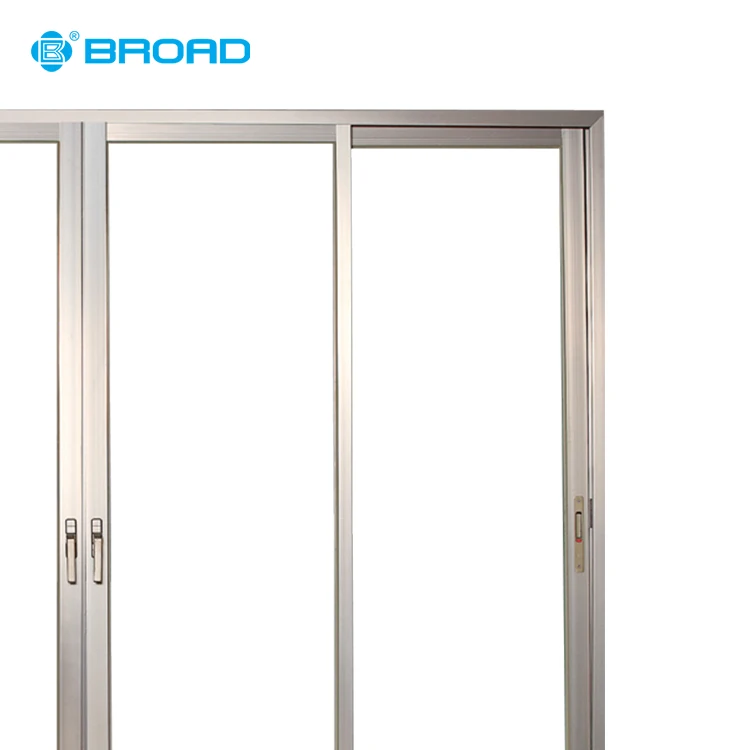 
Modern balcony decorative electronic flexible sliding glass doors 