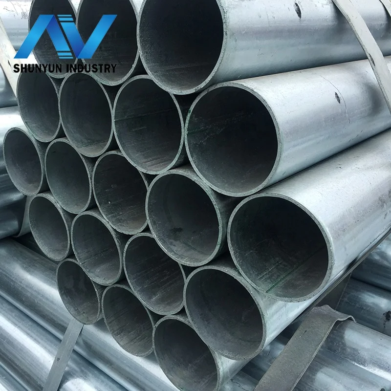 ASTM API 5L оцинкованная бесшовная стальная труба для лесов Круглая