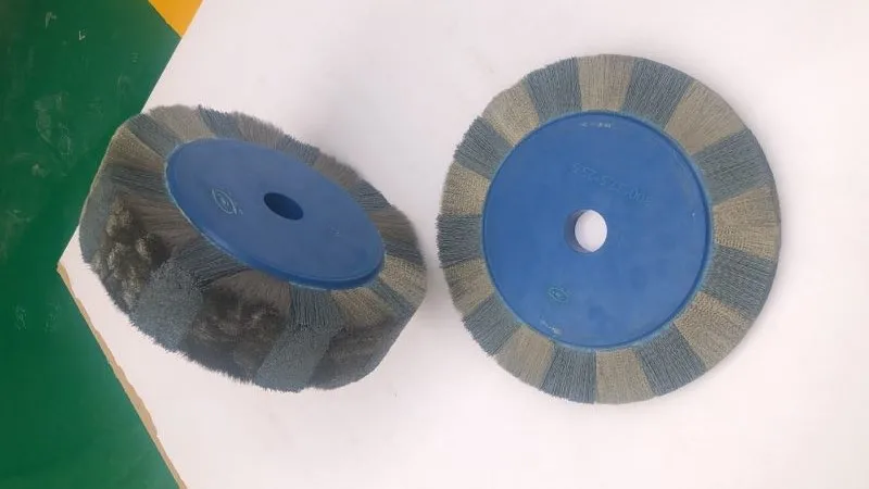 FMT  Deburring Cleaning Polishing  Circular Round  Wheel Brush for Crankshaft Polishing