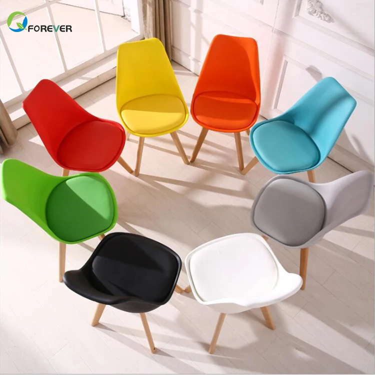 Creative Restaurant Banquet Chair Solid Wood Chair Colorful Chair