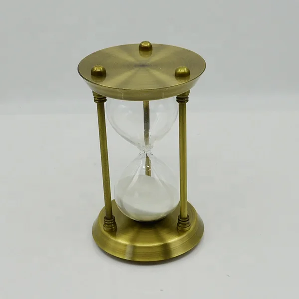 Metal 60 Minutes Hourglass Decorative Sand Timer
