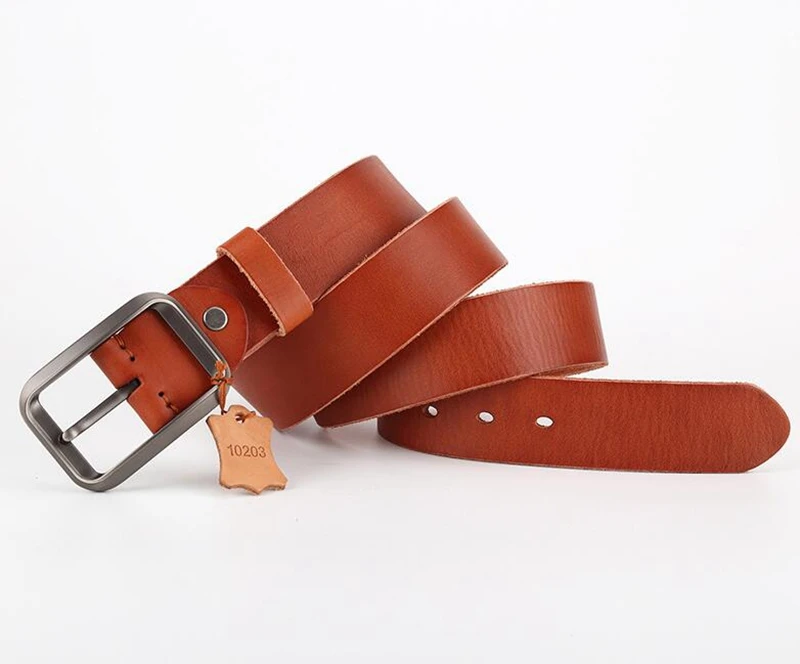 Dreamtop DTC553 в винтажном стиле 100% кошелек из настоящей коровьей кожи, мужские пояса 3,8 см ширина модный кожаный ремень для маленьких мальчиков