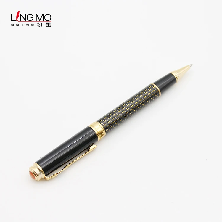Made in china products office pen promotional golden metal roller pen