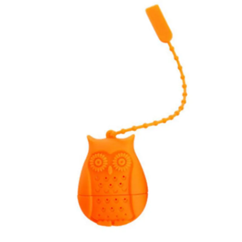 
Owl food grade silicone tea tools funny tea infuser 
