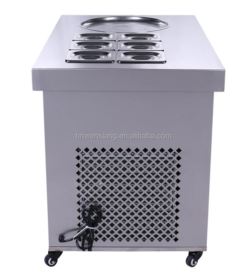 Henan Wenxiang Import and Export Trading Co., Ltd Rolling Flat Pan Fried Ice Cream Machine