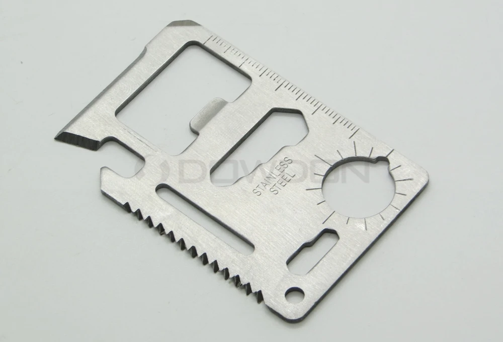 Outdoor Camping Survival Tool 11 in 1 Credit Card  Knife