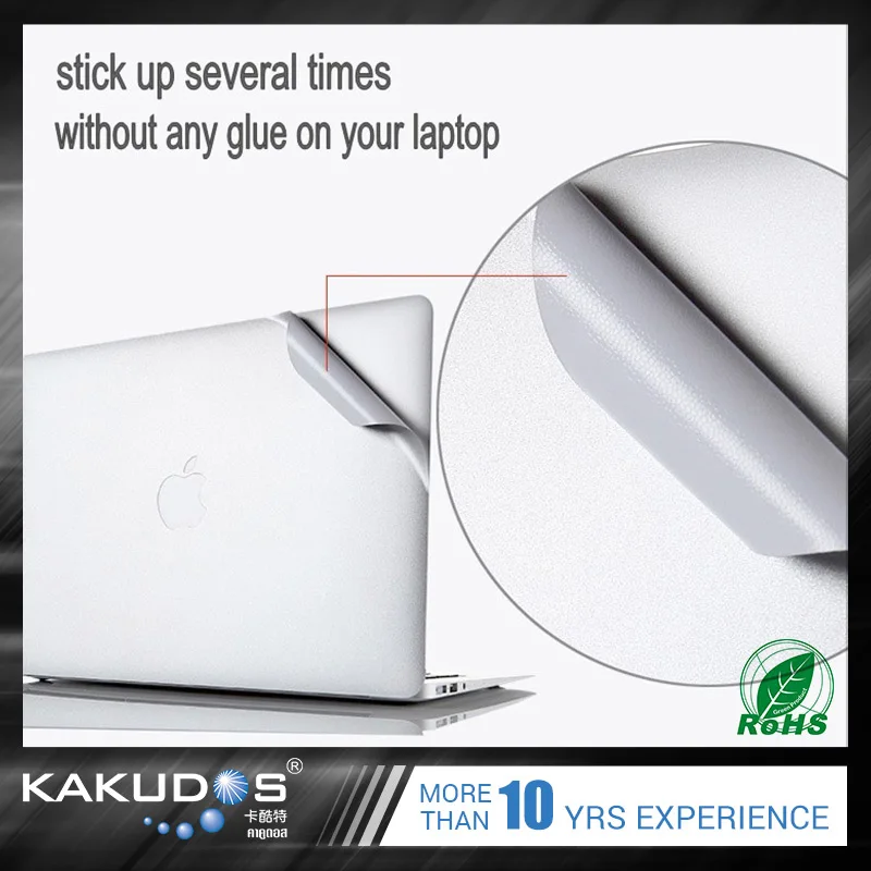Wholesale Computer Accessories 12 inch laptop skin full body sticker for macbook retina