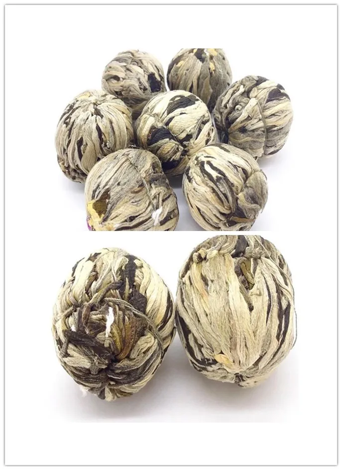 Healthy Sweet Chrysanthemums Flowering Handmade Beauty Artistic Green Blooming Tea Ball