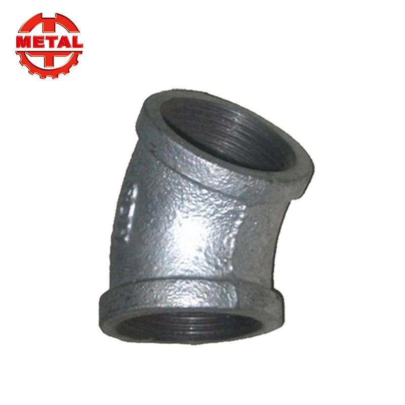 Hot-Dip Galvanized 22.5 degree elbow