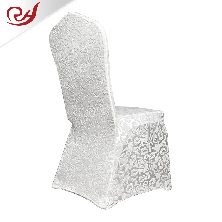 Высококачественные белые Бархатные чехлы на стулья из спандекса и лайкры для свадьбы