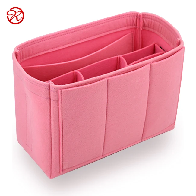 
Felt Handbag Organizer Cosmetic Insert Smart Design and Storage Save Time and Stress Switch Bags Quickly 