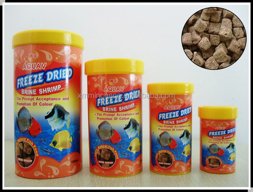 Support customized high-nutrient and high-protein freeze-dried brine shrimp for fish