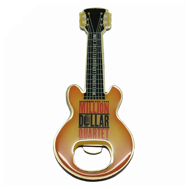 2019 Wholesale Personalized Design Guitar Bottle Opener Fridge Magnet