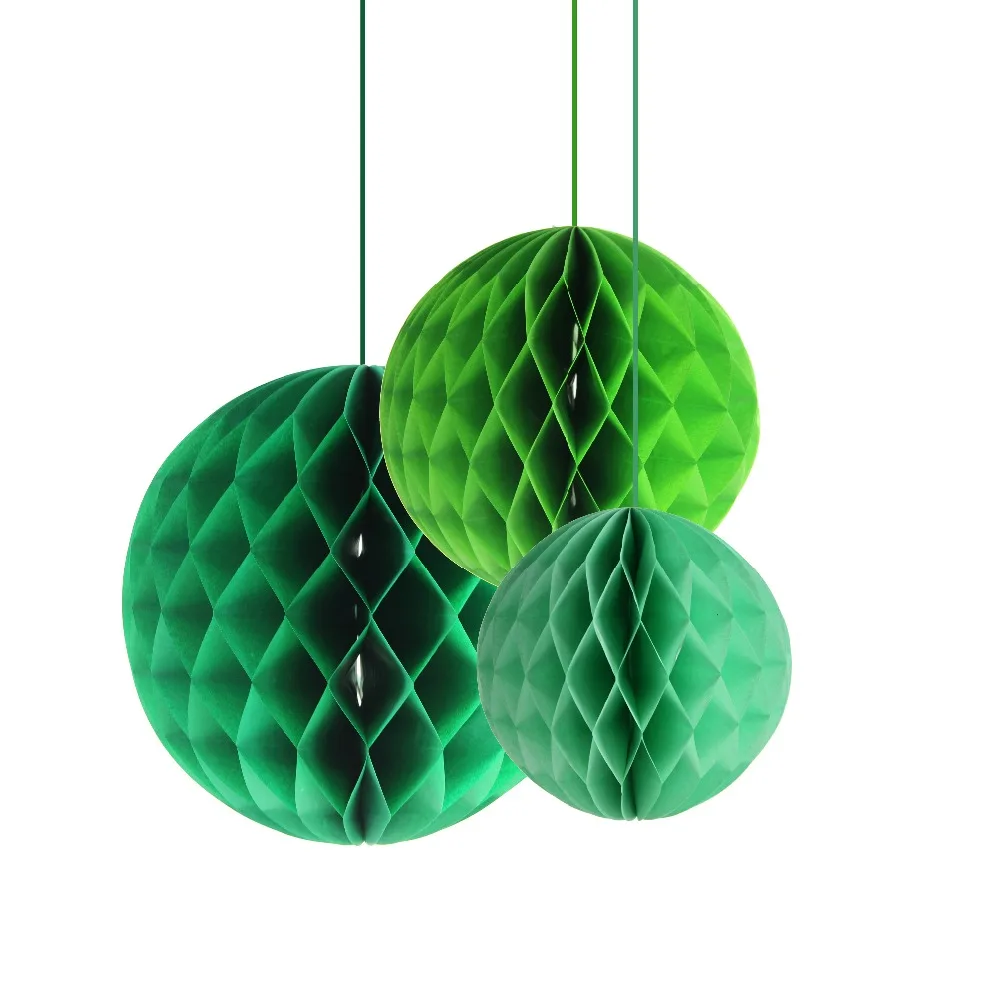 Paper Honeycomb Ball Three Pieces Set For Wedding Decoration Activity Decoration Necessary Honeycomb Ball