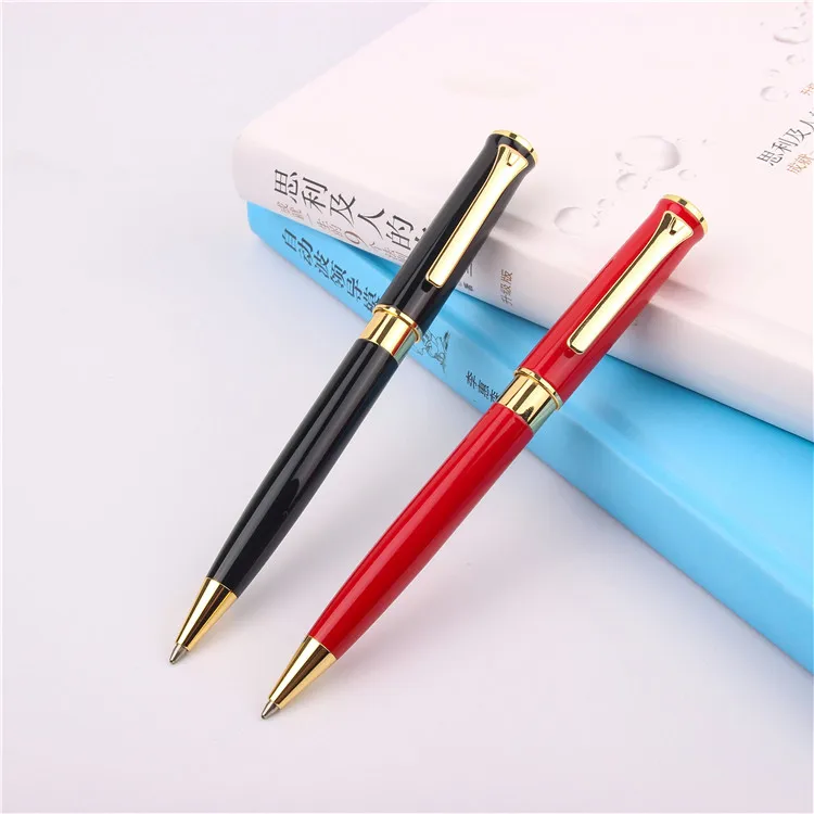 Wholesale Factory Cheapest New Heavy Metal Ball Pen With Logo Luxury Promotional Gift Pen With Gold Clip