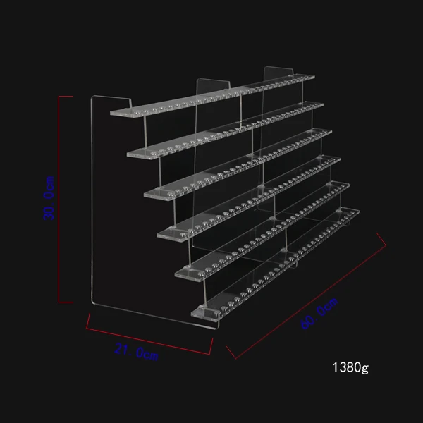 
Custom Printing 510 drip tips display holders, cigarette shape acrylic display for 810 drip tip 