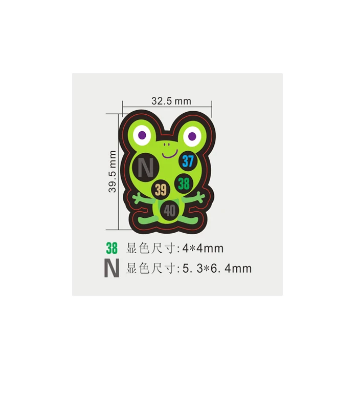 
LCD cartoon reusable forehead temperature thermometer fever test strips with adhesive sticker 