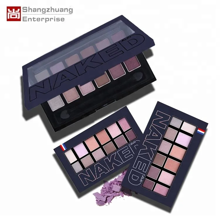 Alibaba бесплатный образец make up Тени имеют палитра теней для век и кисти 12 ЦВЕТ Nake дымчатый