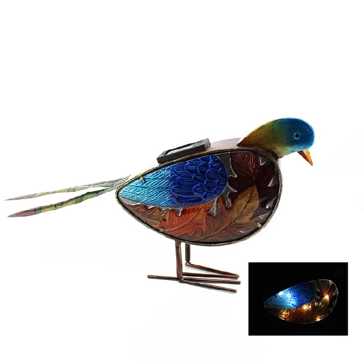 Старинная Декоративная скульптура, украшение для сада, металлическая птица