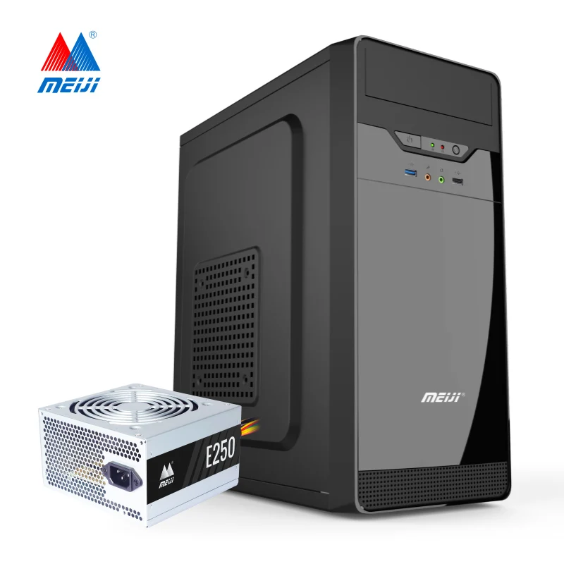 J01P компьютер atx корпус mid tower с блоком питания 200 Вт