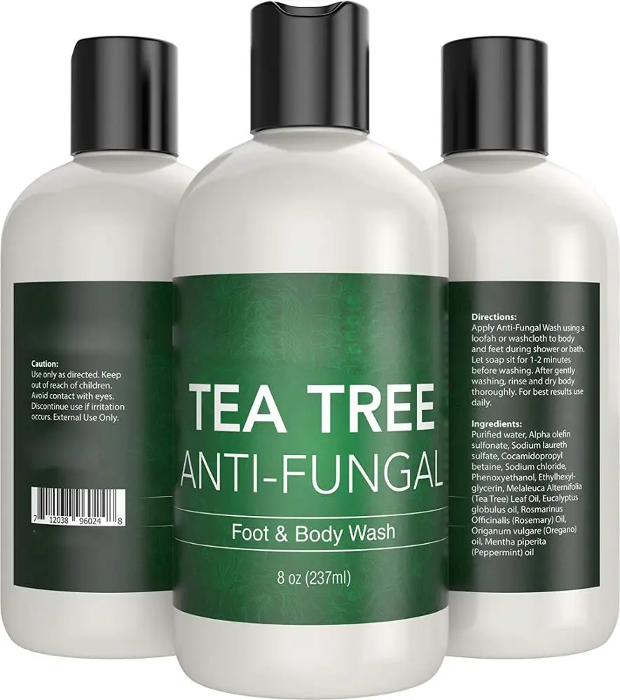 
Natural Daily Detox Antifungal Tea Tree Oil Body Wash Shower Gel With Essential Oils 