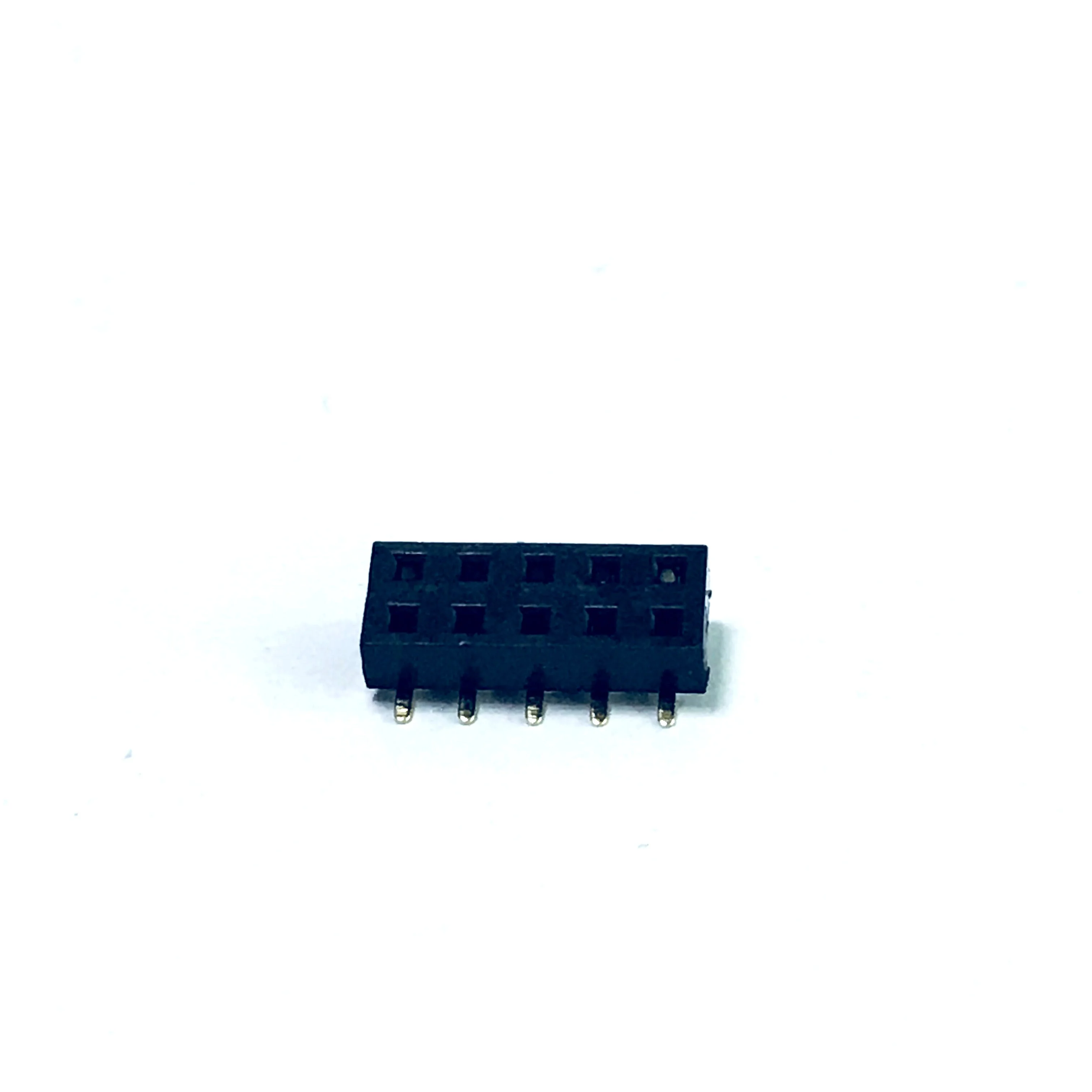 Wholesale Right angle Pitch 2.0 mm Female header connector SMT Dual row 2x5 Pin position Gold mating PCB board