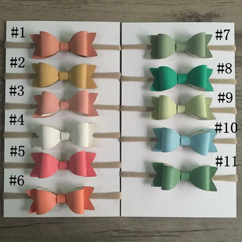 
cute bow headband latest baby leather hair headbands bows 