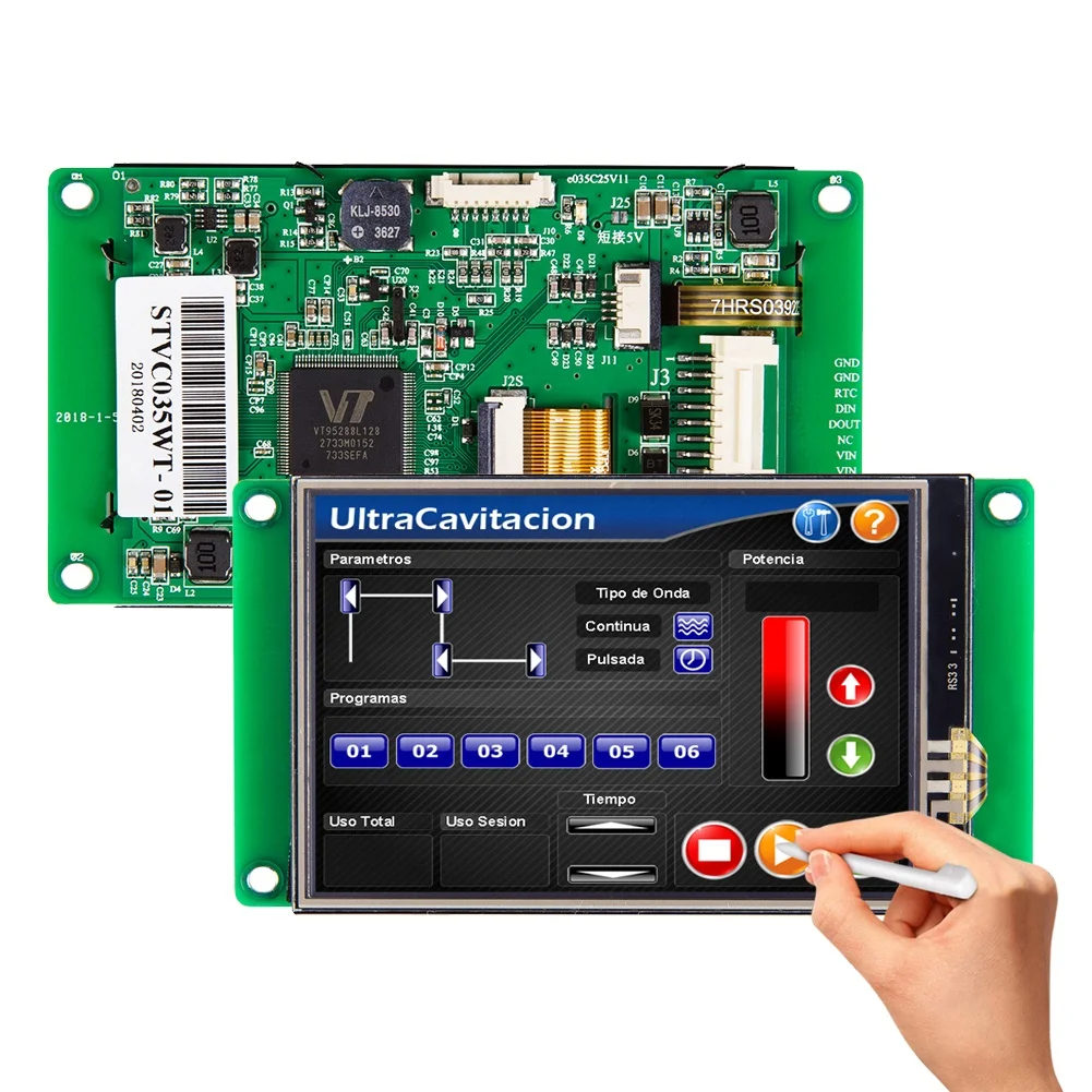 
3.5 Inch LCD Display Intelligent TFT Module For Environment Equipment 