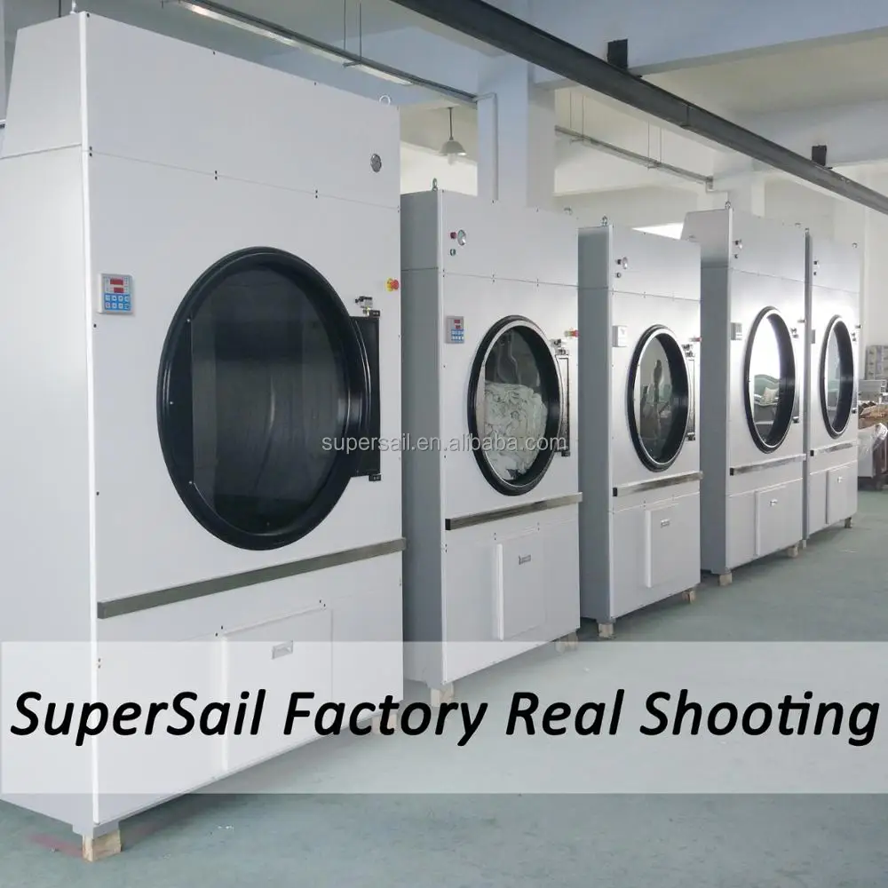 Small Industrial Washing Machines And Dryers With High Efficiency Clothes Dryer For Sale