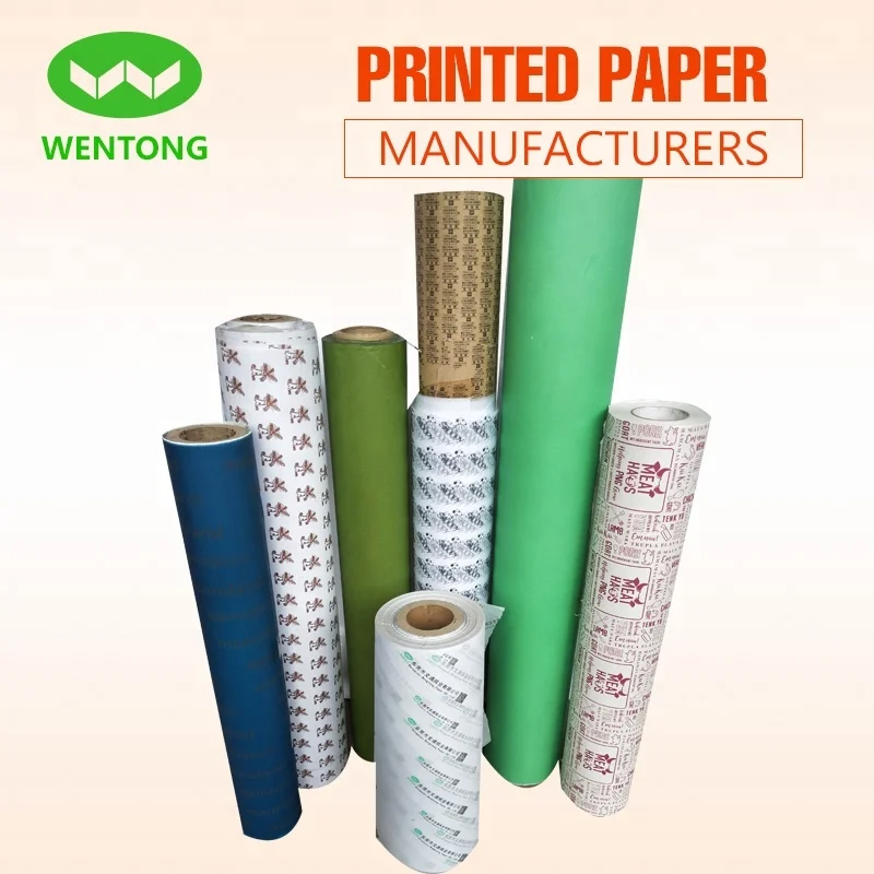 
80cmx200m MeatHaus 2018 eco-friendly 45gsm printed newsprint butcher paper roll in Australia supermarket 