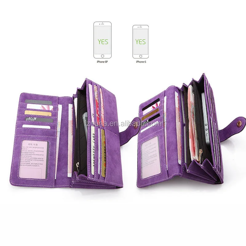 Women Long Clutch Wallet Large Capacity Wallets Female Purse Lady Purses Phone Pocket Money Clip Wallet