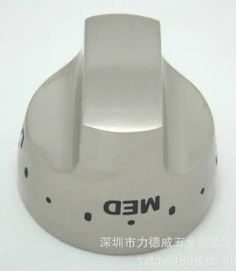 
chrome plated matte nickel zinc alloy gas bbq grill knob 