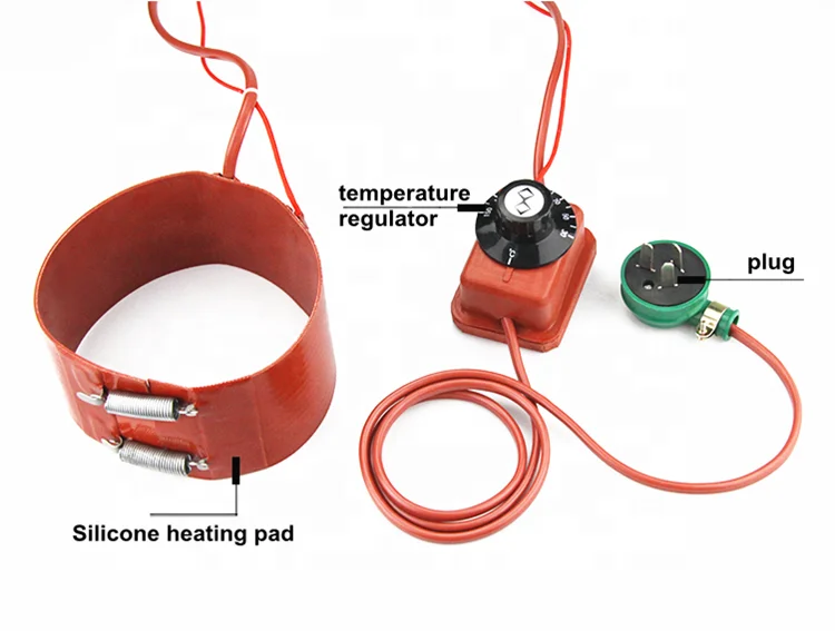 Silicone heating plate temperature control heating constant temperature control dispensing bucket stainless steel pressure tank