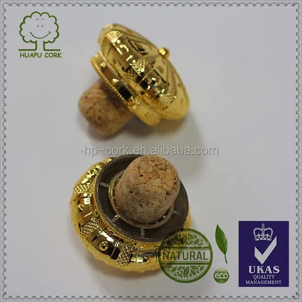 UV Crown Cap with Portugal Cork Stopper for XO Promotional & Business Gifts