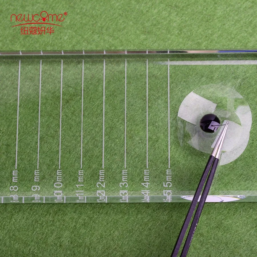 
Wholesale Crystal Glass Lash Tile Eyelash Glue Holder Private Label Eyelash Extension Tile 