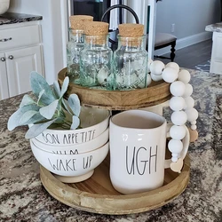 Wooden Wedding 2 Tier Cake Stand Display Tier