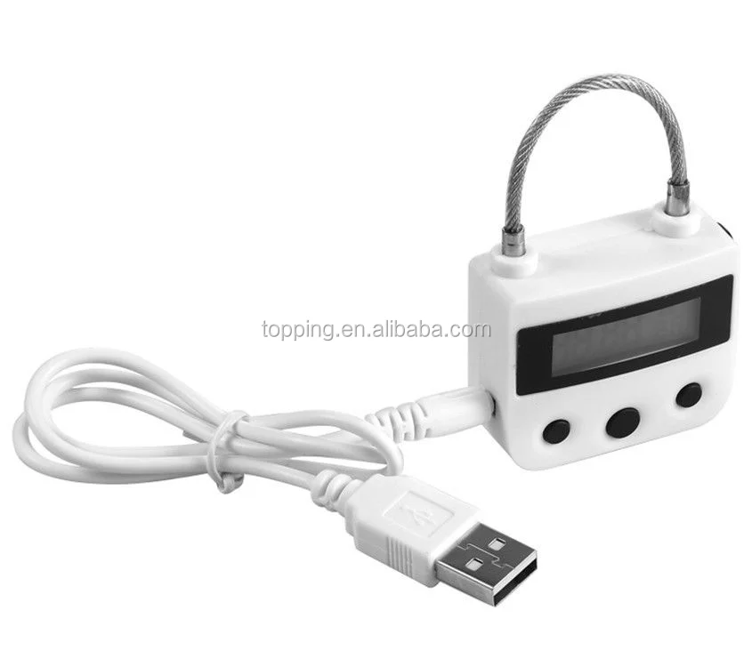 
Eletronic SM bondage lock with time lock sex lock with timer 