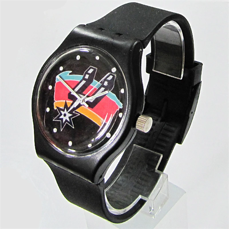Clear plastic watches transparent Hot sale promotional silicone Watch Custom logo design