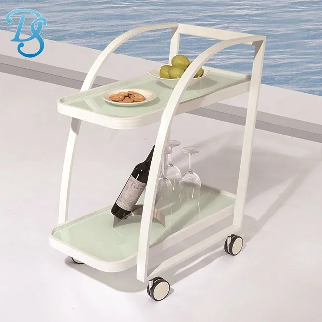 
Outdoor Garden Restaurant Dining White trolley 