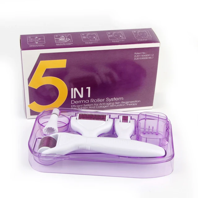 dermaroller Improves hyperpigmentation spots Leg stainless steel Arm 5 in 1 derma roller 2000