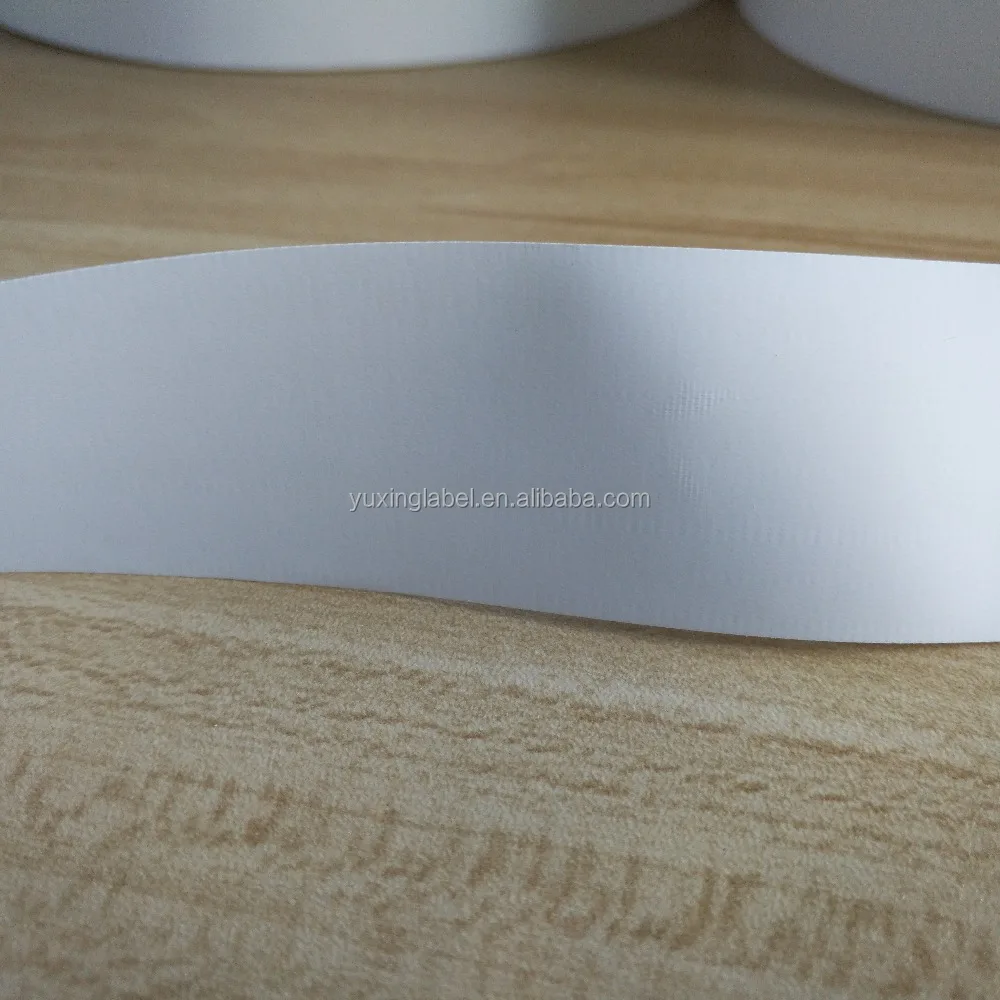 Popular TTR Nylon Taffeta Label Tape White Custom Size Nylon Taffeta Fabric For Clothing Label