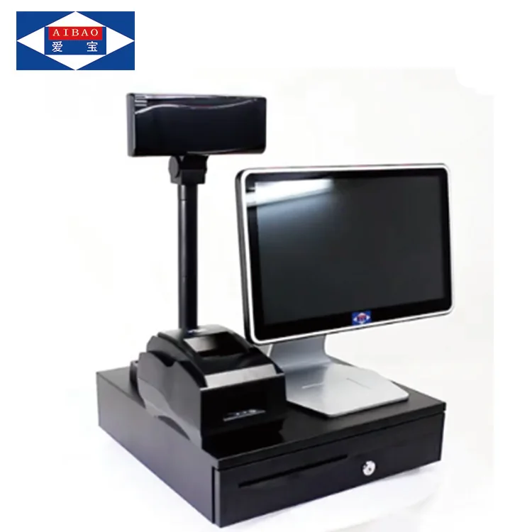 15.6inch capacitive touch screen pos system for wholesale