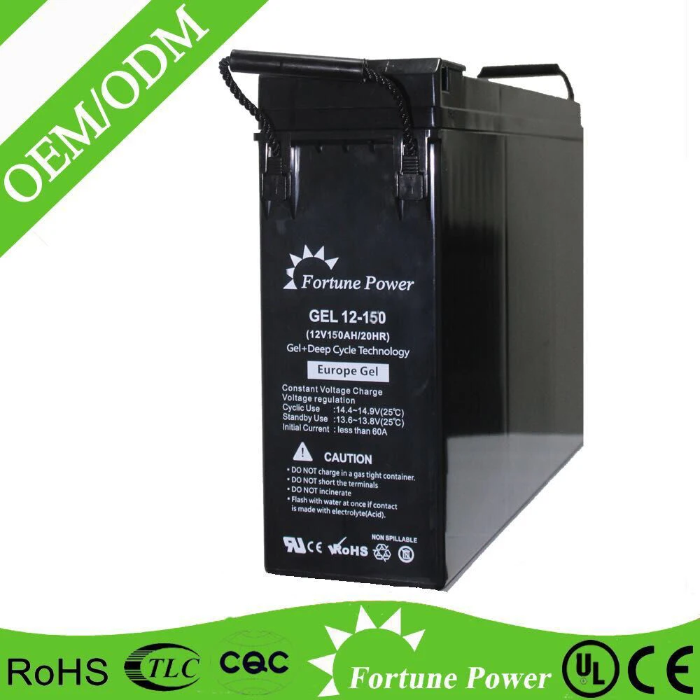 
Rechargeable Deep-Cycle High efficiency solar battery 12V 150Ah UPS VRLA Battery 