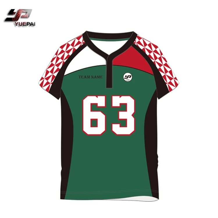 
Team set sublimated wholesale rugby uniform jersey and shorts 