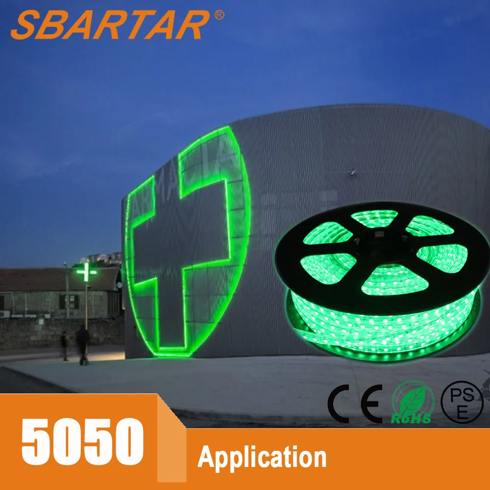 Высокое качество короткие из светодиодов света водить прокладки SMD5050 санан чип из светодиодов фары веревки