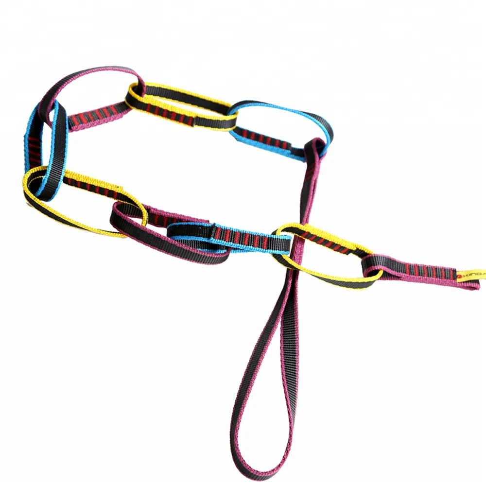 XINDA 22KN 140cm 2.7mm  nylon daisy chain sling rope for climbing