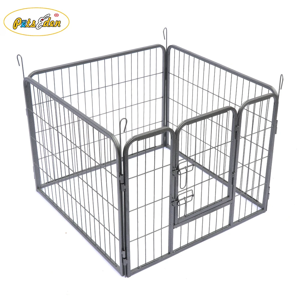 Foldable Heavy Duty Pet Playpen Dog Exercise Pen Cat Fence 4 Panels