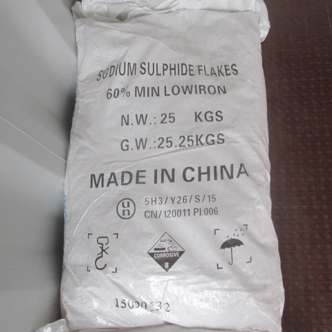 
Premium Quality Sodium Sulphide 60%Min. Flakes 